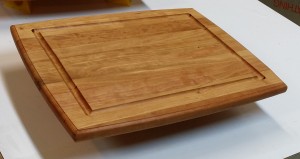 One of the all-cherry cutting boards.