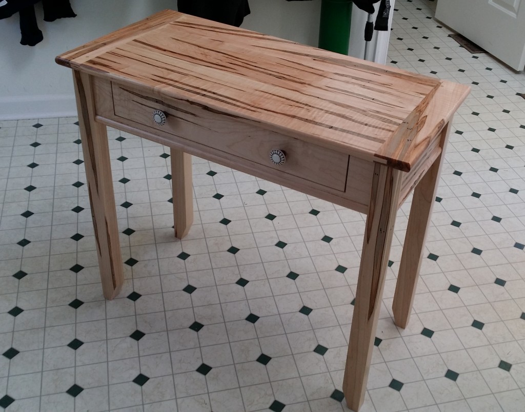 Completed hall table