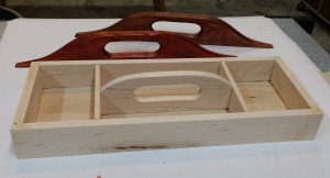 One tray and both handles for the plunder boxes (unfinished).