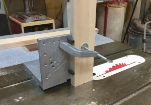 My Leichtung multipurpose jig, set up for making tenons.